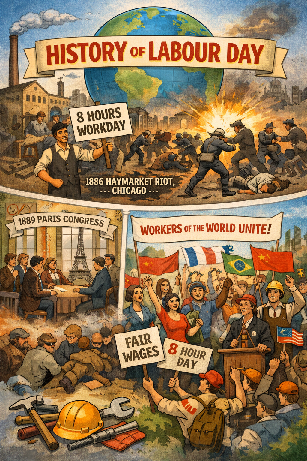 Challenge of the day: History of labour day